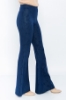 Picture of Woman Navy Navy Blue High Waist Floklu Flare Trotter Trousers