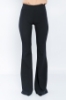 Picture of Woman Black High Waist Classical Flare Trotter Trousers