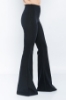 Picture of Woman Black High Waist Classical Flare Trotter Trousers