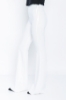 Picture of Woman White High Waist Classical Flare Trotter Trousers