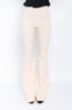 Kadın Pudra Yüksek Bel Klasik İspanyol Paça Pantolon resmi