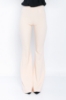 Picture of Woman Powder High Waist Classical Flare Trotter Trousers