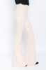 Picture of Woman Powder High Waist Classical Flare Trotter Trousers