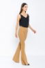 Picture of Woman Camel High Waist Classical Flare Trotter Trousers