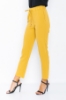 Picture of Woman Mustard Mustard Yellow Yüksel Waist Satin Material Trousers