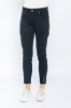 Picture of Woman Black Cargo Pocket casual Trousers