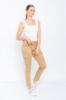 Picture of Woman Brown Cargo Pocket casual Trousers