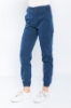 Kadın İndigo Yandan Cepli Kemerli Casual Pantolon resmi