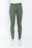 Picture of Woman Khaki Classical Cut casual Trousers