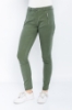 Picture of Woman Khaki Classical Cut casual Trousers