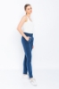 Kadın İndigo Klasik Kesim Casual Pantolon resmi