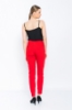 Picture of Woman Red Classical Cut fillet with pockets Work Trousers