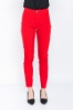 Kadın Kırmızı Klasik Kesim Fleto Cepli Ofis Pantolon resmi