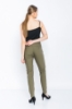 Picture of Woman Khaki Classical Cut fillet with pockets Work Trousers