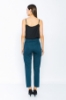 Picture of Woman Petroleum Petroleum Green fillet Pocket Classical Work Trousers