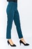 Picture of Woman Petroleum Petroleum Green fillet Pocket Classical Work Trousers