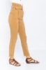 Picture of Woman Camel High Waist Belted Classical Work Trousers