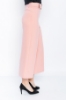 Picture of Woman Powder Comfortable Cut Belted Capri Trousers