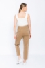 Picture of Woman Brown High Waist casual Trousers