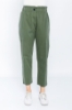 Picture of Woman Khaki High Waist casual Trousers