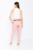 Picture of Woman Powder High Waist Belted Work Trousers