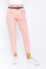 Picture of Woman Powder High Waist Belted Work Trousers