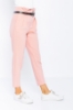Picture of Woman Powder High Waist Belted Work Trousers