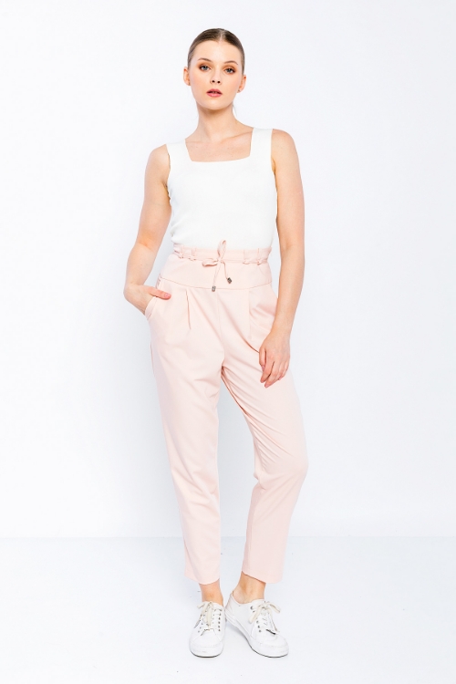 Picture of Comfortable Cut High Waist Trousers