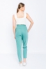 Picture of Woman Mint Comfortable Cut High Waist Trousers