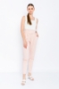 Picture of Woman Powder Classical Cut High Waist Trousers