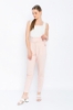 Picture of Woman Powder Classical Cut High Waist Trousers