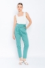 Kadın Mint Klasik Kesim Yüksek Bel Pantolon resmi