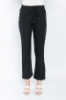 Picture of Woman Black Comfortable Cut Satin Material Trousers