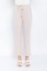 Picture of Woman Beige Comfortable Cut Satin Material Trousers