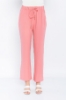 Picture of Woman Powder Comfortable Cut Satin Material Trousers