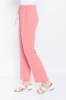 Picture of Woman Powder Comfortable Cut Satin Material Trousers