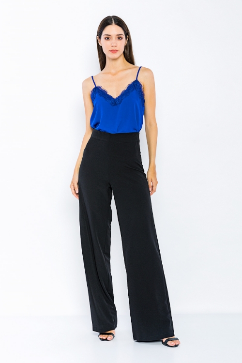Picture of High Waist palazzo Thin Trousers