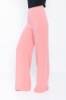 Picture of Woman Powder High Waist palazzo Thin Trousers