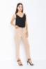Picture of Woman Mink Bird Gözlü Satin Material Loose Trousers