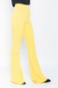 Picture of Woman Yellow High Waist Tokalı Flare Trotter Trousers