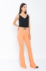 Picture of Woman Salmon High Waist Tokalı Flare Trotter Trousers