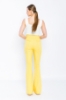 Picture of Woman Yellow High Waist Accessory Flare Trotter Trousers
