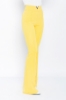 Picture of Woman Yellow High Waist Accessory Flare Trotter Trousers