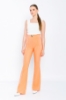 Picture of Woman Salmon High Waist Accessory Flare Trotter Trousers