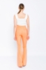 Picture of Woman Salmon High Waist Accessory Flare Trotter Trousers