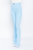 Picture of Woman Bebe Blue High Waist Accessory Flare Trotter Trousers