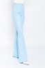 Picture of Woman Bebe Blue High Waist Accessory Flare Trotter Trousers
