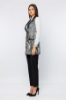 Picture of Woman Grey Python Pattern Classical Waistcoat