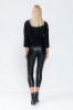 Picture of Woman Black Fringed Blouse