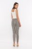 Picture of Woman White U Neck Knitwear Blouse